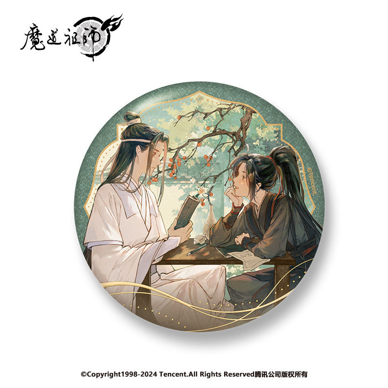 Mo Dao Zu Shi (Grandmaster of Demonic Cultivation) Anime Merchandise - Attending Lessons Series | Wei Wuxian & Lan Wangji Standee / Badge