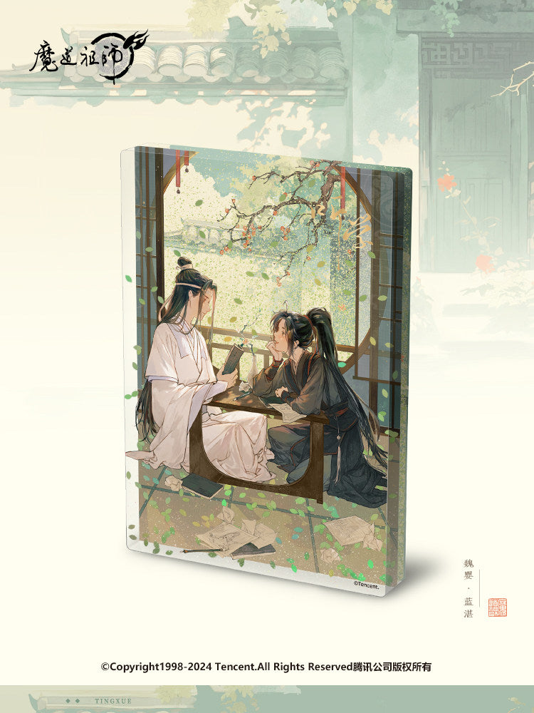 Mo Dao Zu Shi (Grandmaster of Demonic Cultivation) Anime Merchandise - Attending Lessons Series | Wei Wuxian & Lan Wangji Standee / Badge