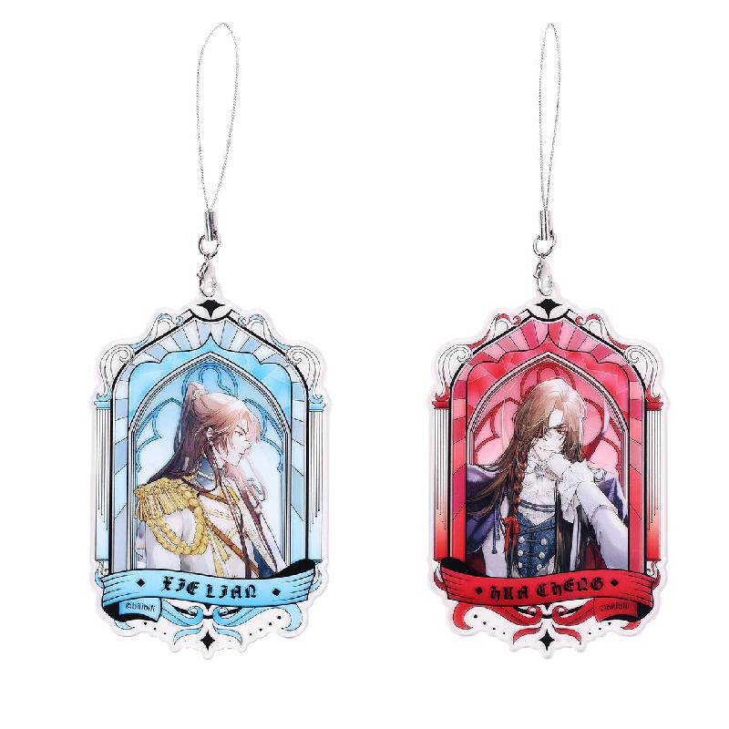 Heaven Official’s Blessing (Tian Guan Ci Fu) Glow Throne Series – Colored Window Acrylic Charms, Badges, Standees & Table Mats