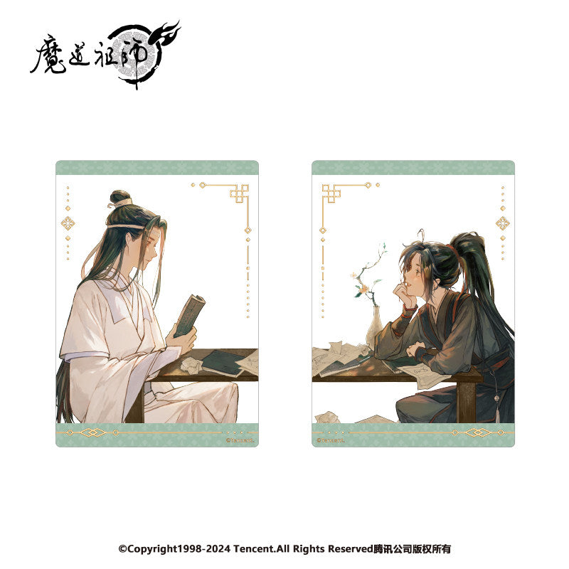 Mo Dao Zu Shi (Grandmaster of Demonic Cultivation) Anime Merchandise - Attending Lessons Series | Wei Wuxian & Lan Wangji Standee / Badge