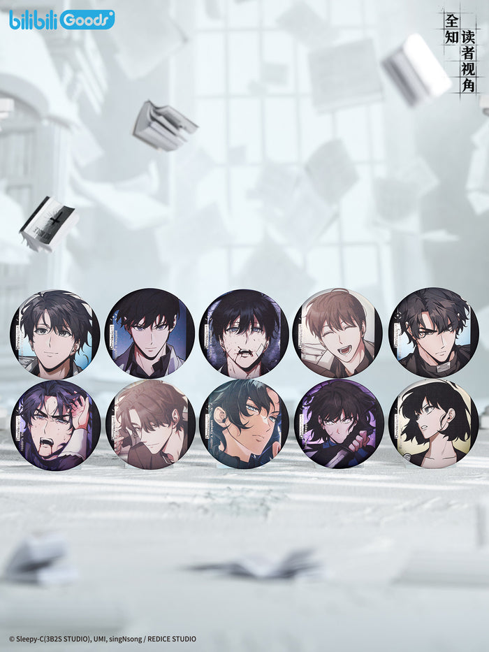 Omniscient Reader's Viewpoint | Badge & Charm & Acrylic Stand Figure & Sticker Set
