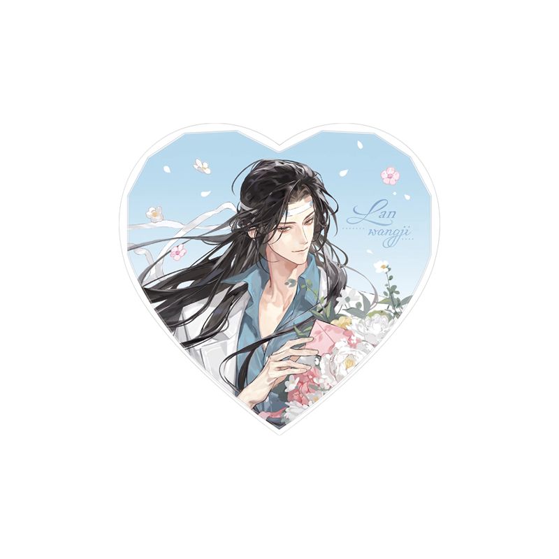 Mo Dao Zu Shi (Grandmaster of Demonic Cultivation) - Flower Date Series | Lan Wangji & Wei Wuxian Badge / Postcard / Charm