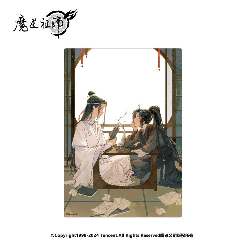 Mo Dao Zu Shi (Grandmaster of Demonic Cultivation) Anime Merchandise - Attending Lessons Series | Wei Wuxian & Lan Wangji Standee / Badge