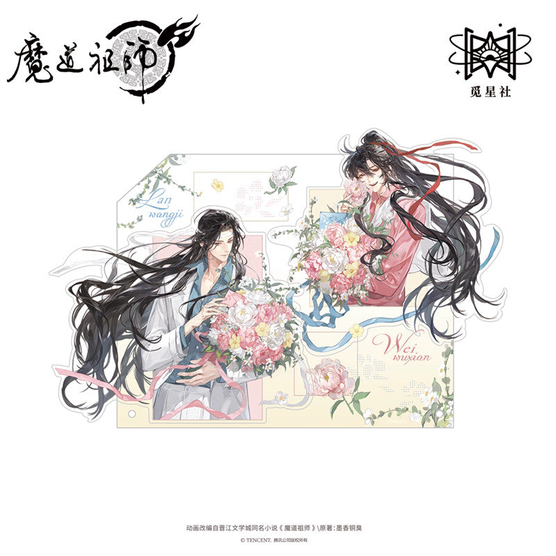 Mo Dao Zu Shi (Grandmaster of Demonic Cultivation) - Flower Date Series | Lan Wangji & Wei Wuxian Badge / Postcard / Charm