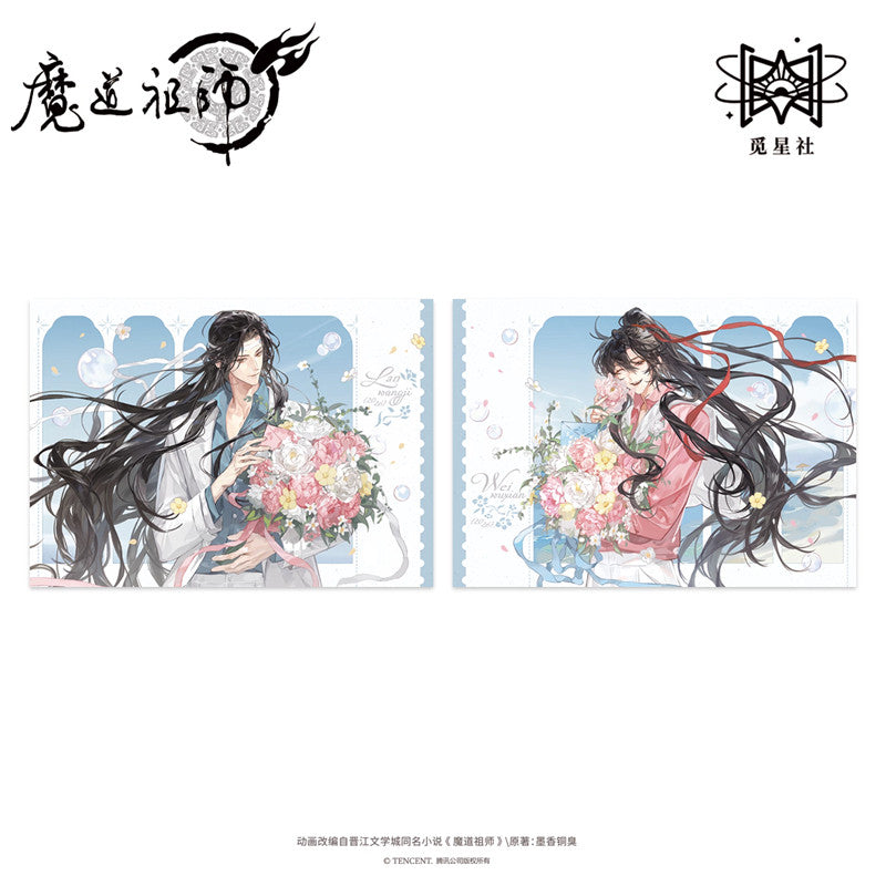 Mo Dao Zu Shi (Grandmaster of Demonic Cultivation) - Flower Date Series | Lan Wangji & Wei Wuxian Badge / Postcard / Charm